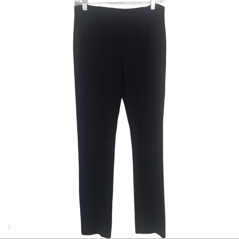 Eileen Fisher black pull on pants MP